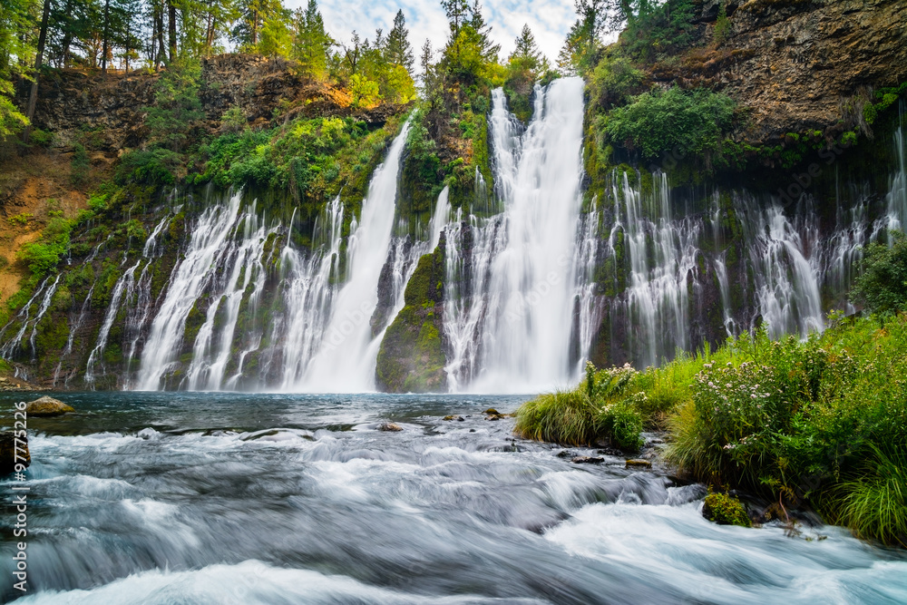 McArthur-Burney Falls in Northern California McArthur-Burney Falls in Northern California