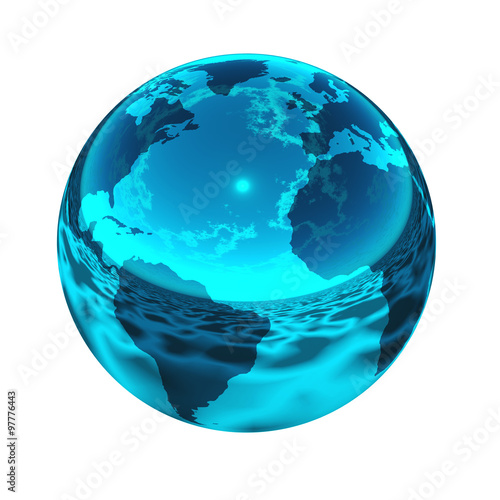 Earth Mirror Turquoise