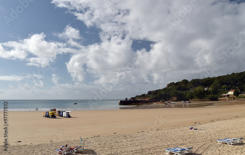 Beach at Saint Brelades Bay, Jersey photo