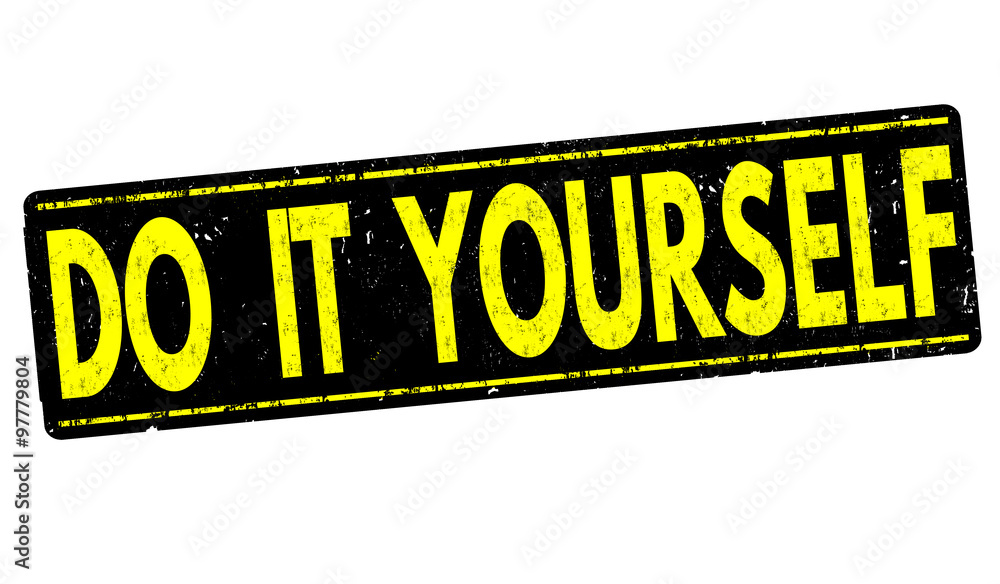 Fototapeta premium Do it yourself stamp