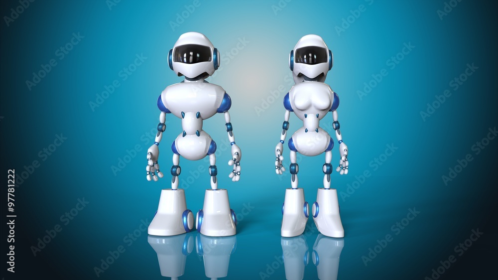 Fototapeta premium Robots