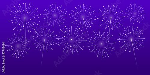 New Year's Eve fireworks background 