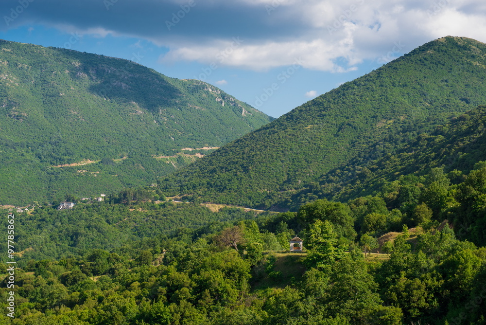 Vikos gorge in the Zagoria region of Greece. Vikos Gorge, Greece