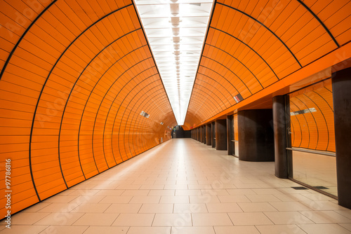 Fotografia Marienplatz underground station in Munich, Germany