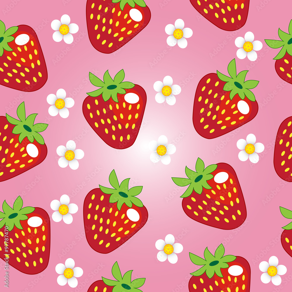 Strawberry seamless pattern Strawberry seamless pattern