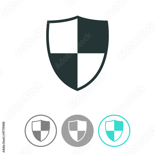 Shield vector icon. Free Download Shield vector icon. - GFXLoad