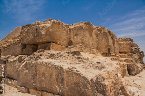 Ancient ruins of Giza.