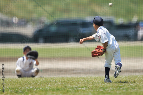 少年野球の練習 photo