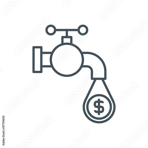 Money flow icon