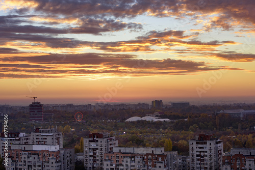 Bucharest cityscape