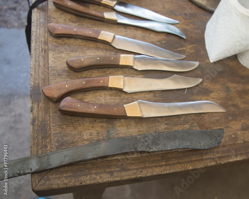 Handmade knives and knife preforms smithing new zealand