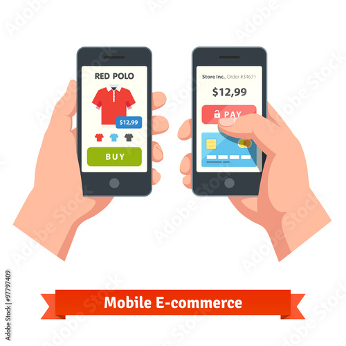 Online shopping concept