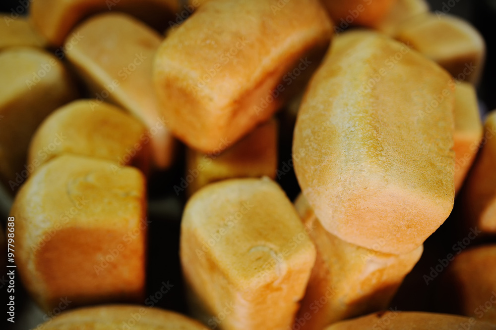 Fresh bread in the store Fresh bread in the store