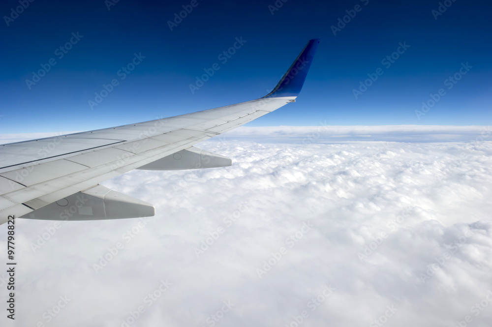 旅客機から見る雲海 旅客機から見る雲海