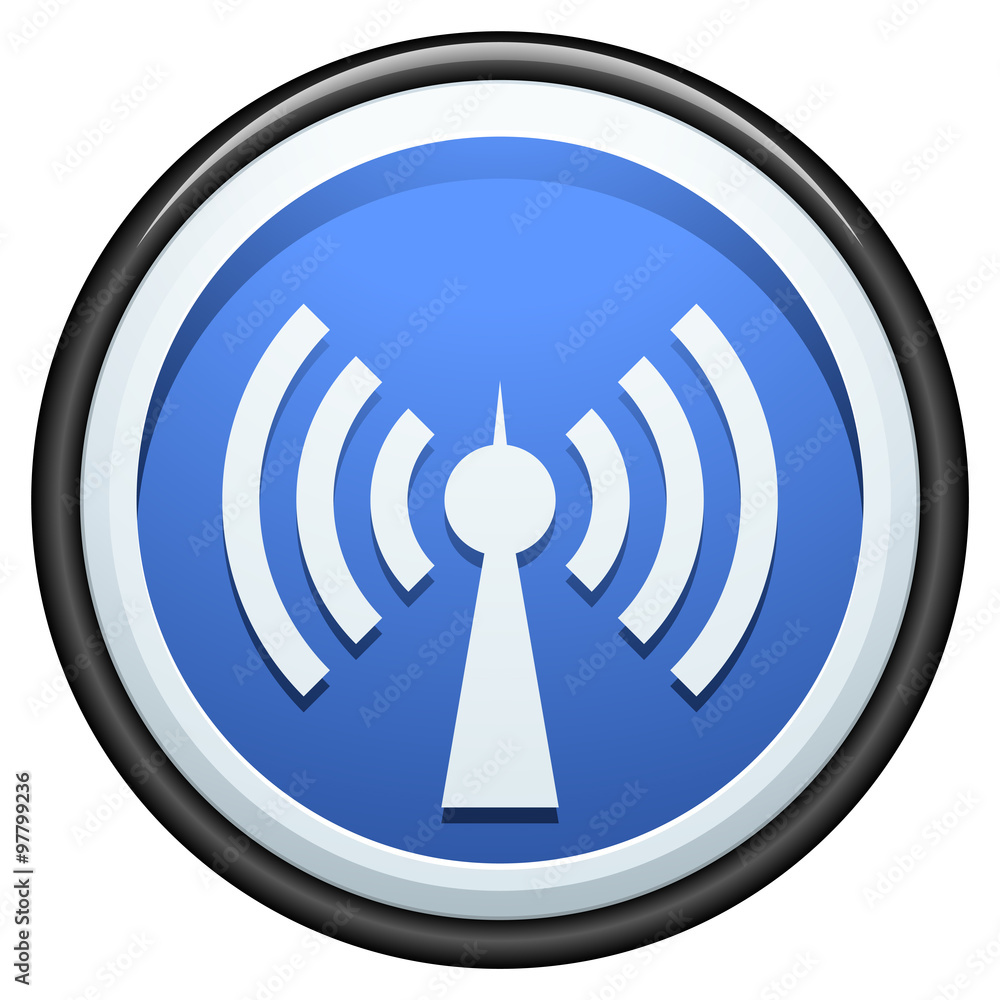 Wireless Connection button icon Wireless Connection button icon
