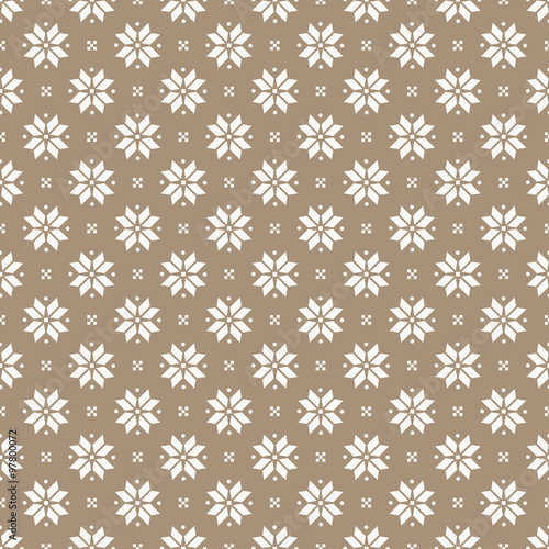 Norwegian seamless pattern. Vector background.