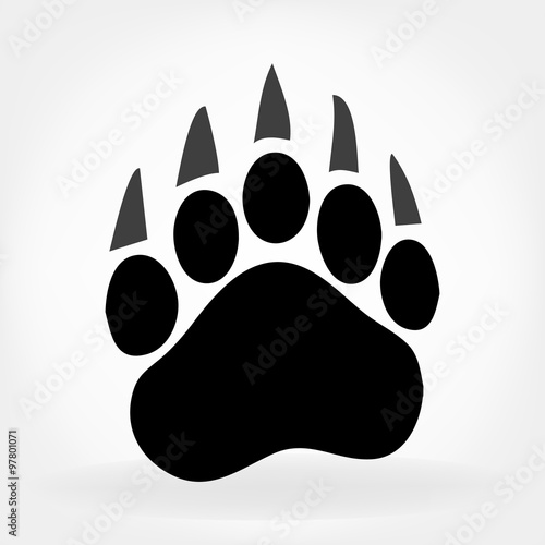 bear footprint logo