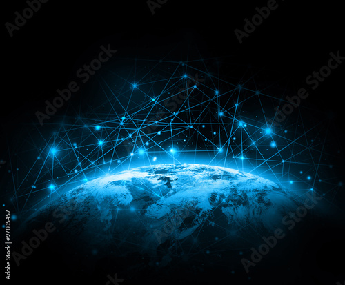 Best Internet Concept of global business from concepts series. Elements of this image furnished by NASA