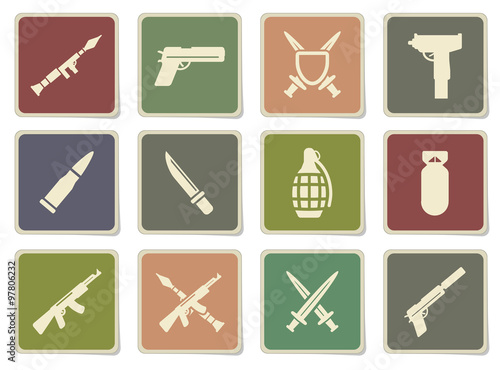 Weapon simply icons