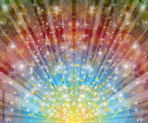 magical shine background