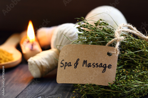 Thai spa and massage.