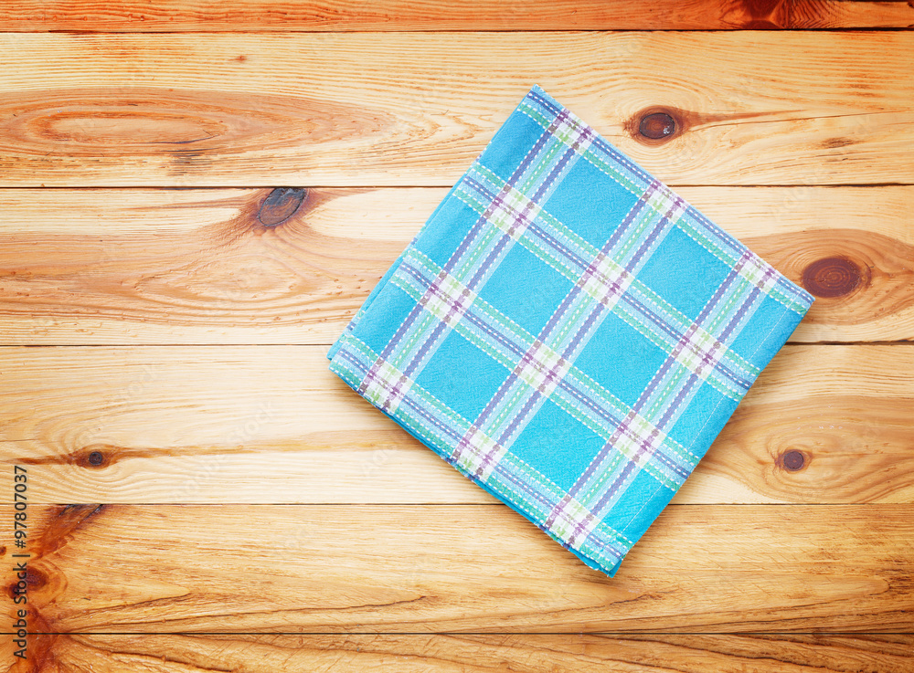 Kitchen. Wooden kitchen table with empty red tablecloth for dinner. Kitchen. Wooden kitchen table with empty red tablecloth for dinner.