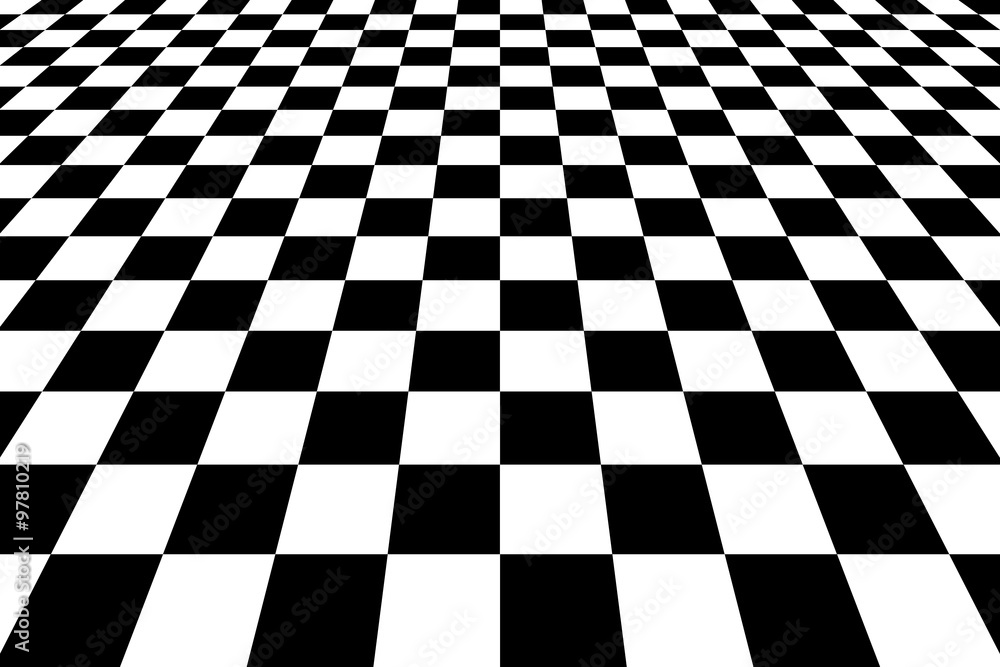 Checkered Background In Perspective Checkered Background In Perspective