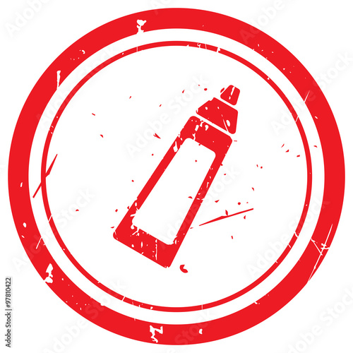 Red Baby Bottle rubber stamp