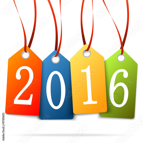 hang tags with year 2016