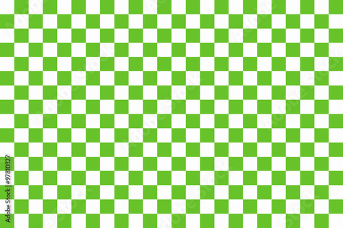 Green seamless pattern chessboard