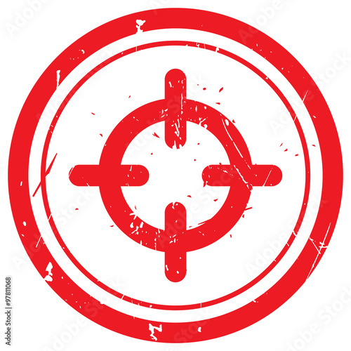 Red Scope rubber stamp