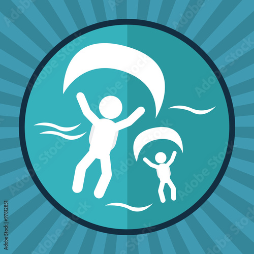 Pictogram doing activity design 