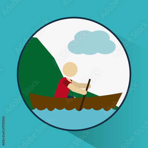 Pictogram doing activity design 