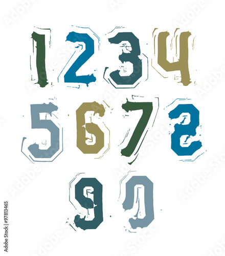 Creative handwritten colorf...