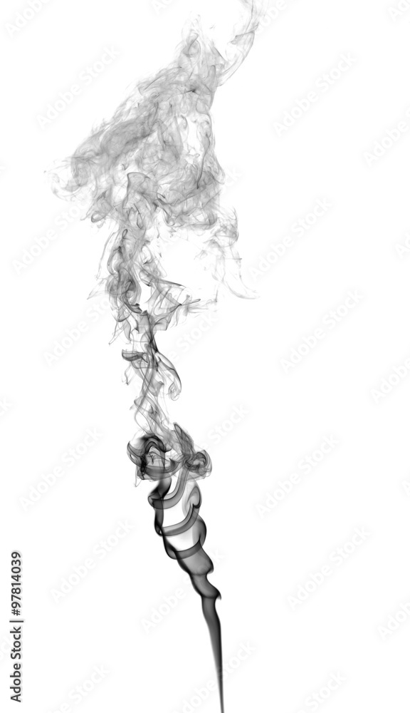 Abstract dark smoke