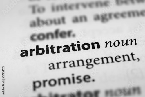 Obraz na plátne Arbitration