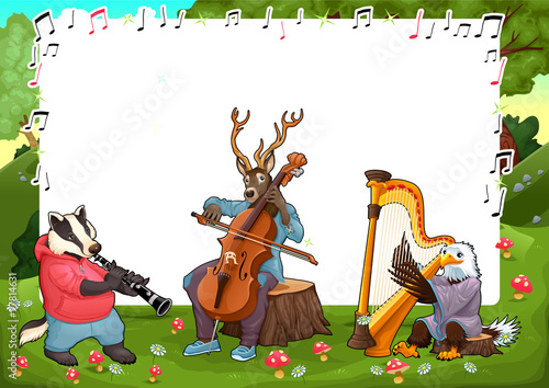 Funny card with empty space...