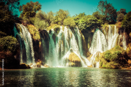 Kravice waterfall on Trebizat River in Bosnia and Herzegovina