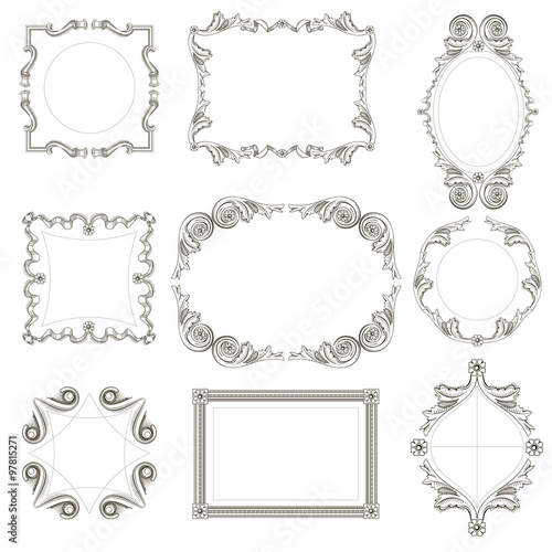 Set of classical frames. 