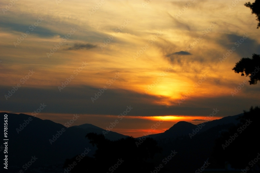 Sunset sky Sunset sky
