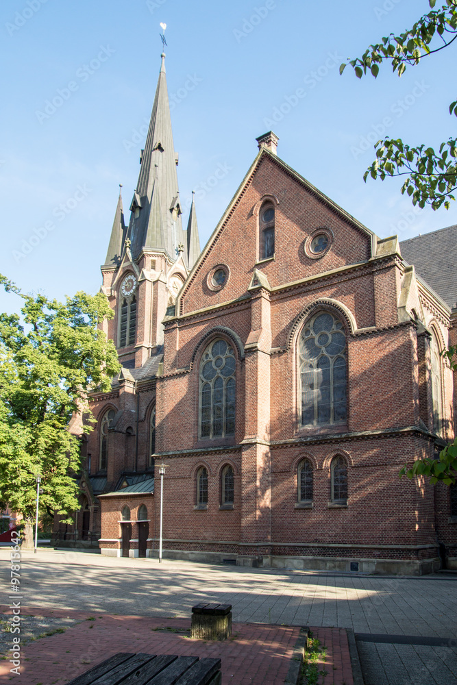 Kreuzkirche in Herne, NRW, Deutschland StockFoto Adobe Stock Kreuzkirche in Herne, NRW, Deutschland StockFoto Adobe Stock