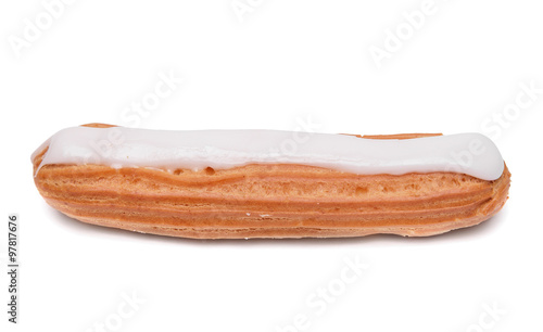 Eclairs isolated on white 