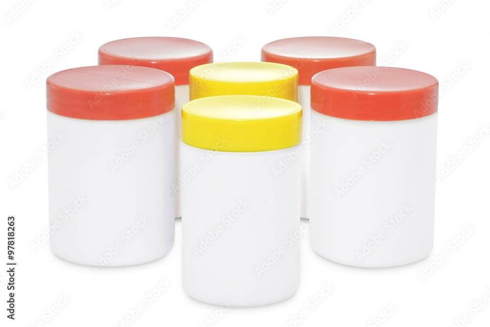 Plastic medicine bottle/Plastic medicine bottle on white background. Plastic medicine bottle/Plastic medicine bottle on white background.