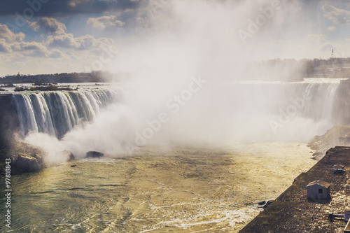 Scenic Niagara Falls  Ontario  Canada