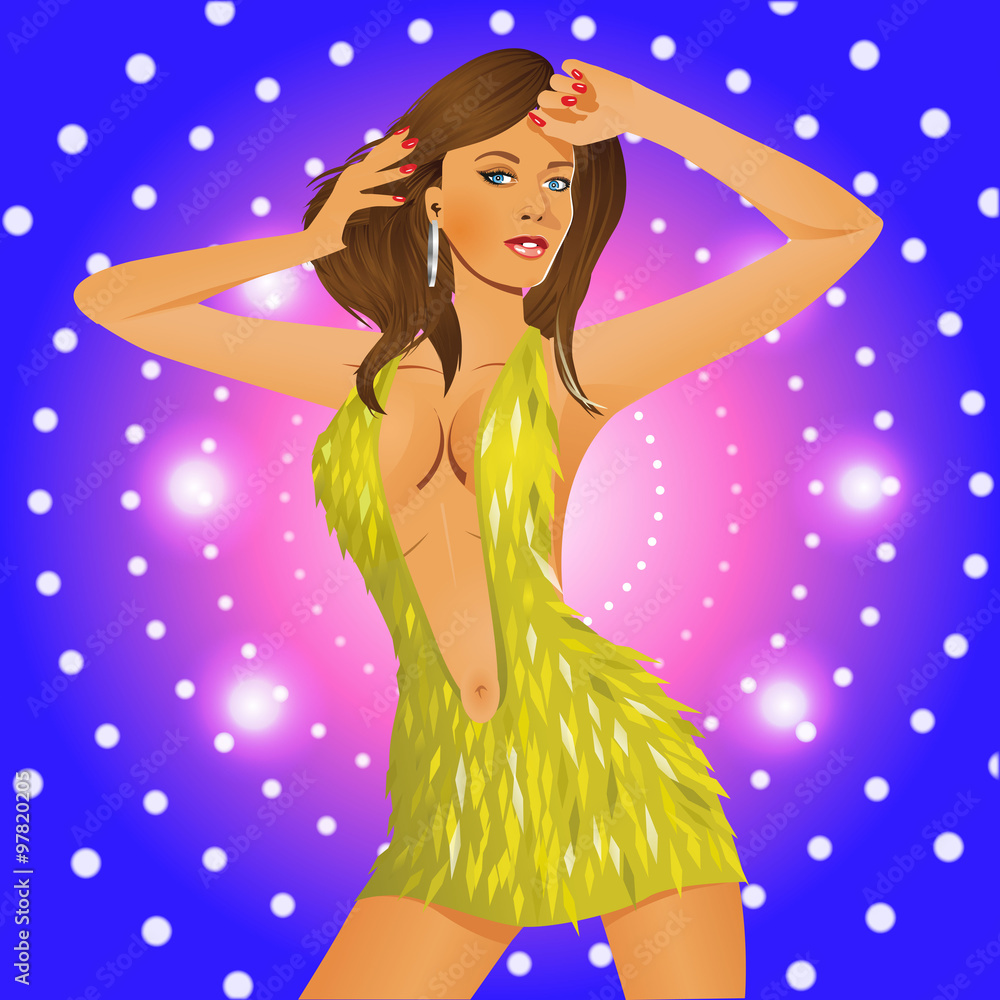 beautiful lady in the night club beautiful lady in the night club