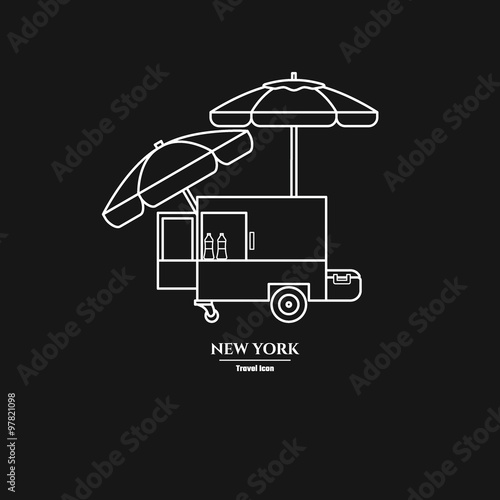 Hot Dog Street Snack Icon 1