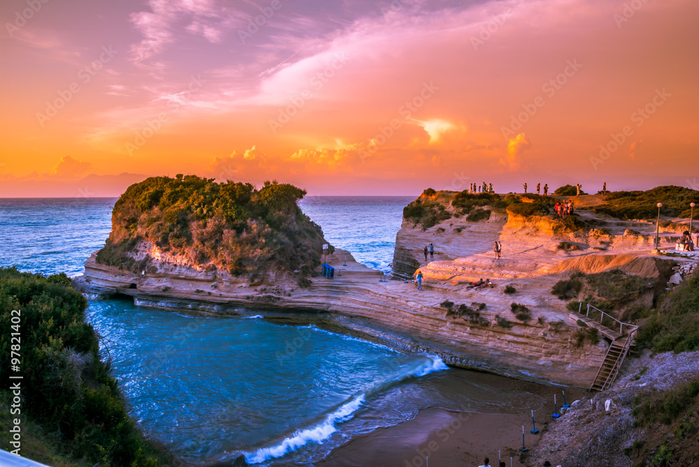 canal-d-amour-sidari-corfu-island-in-greece-channel-of-love