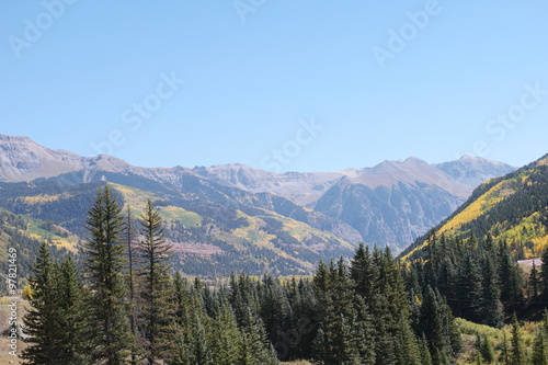 Scenic mountain landscape in Colorado
