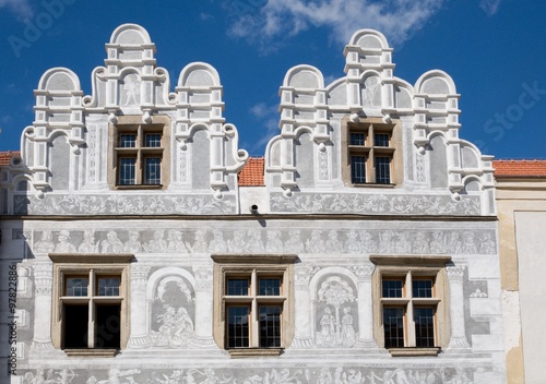 Historic town Slavonice in southern Bohemia, Czech republic