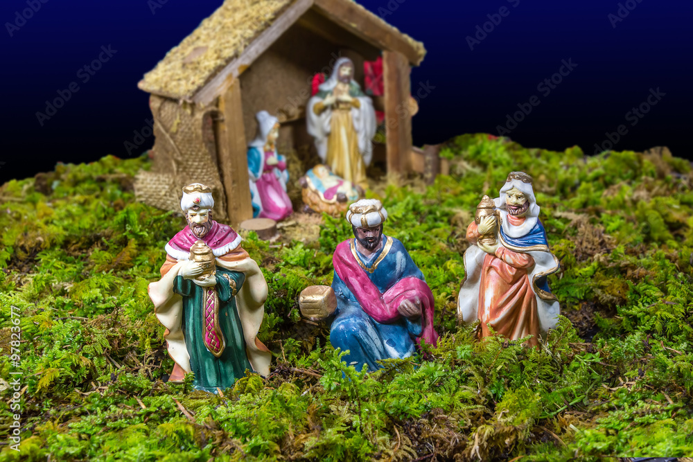 Fototapeta Nativity Scene - Nacimiento